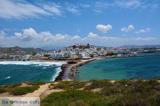 Naxos stad onderdeel van eilandhoppen Cycladen